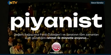 NTV | Türk Eğitim Vakfı Ferdi Özbeğen #MutluOlmakİçinÇalarPiyanist